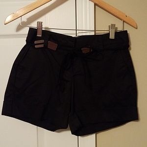 Black dress shorts